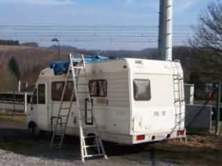 réparation toit campingcar