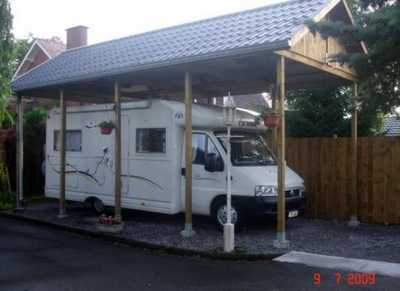 carport chalet de jardins