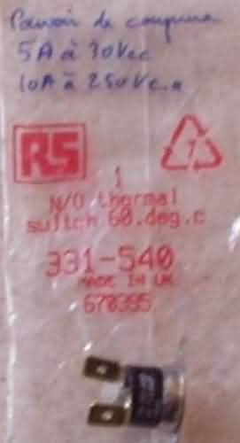 sonde pour ventilos