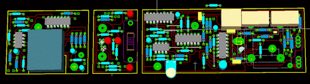 circuit imprimé côté composant