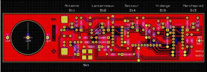 photo du circuit imprimé