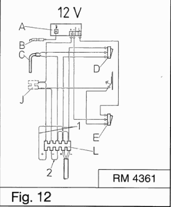 shéma de l'électrolux rm43605