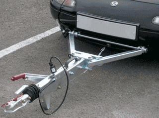 dispositif d'attelage de voiture towbar avec A-frame par jean